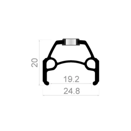 Velg Rodi Connect velgrem maten