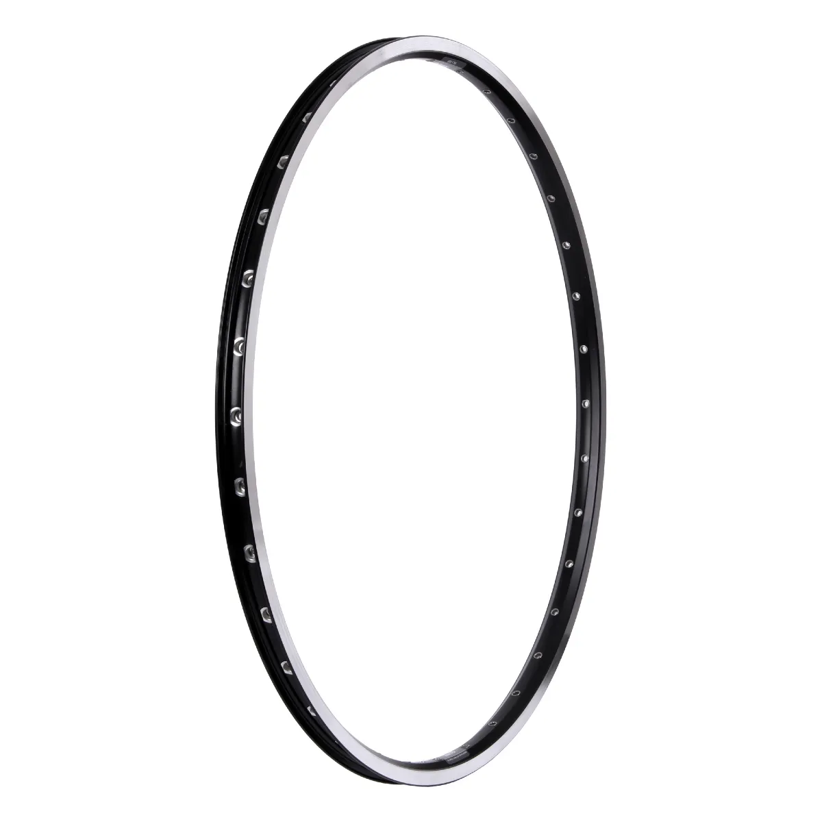 Velg Ryde Zac-19 dubbel gebust - Zwart geslepen zijkant