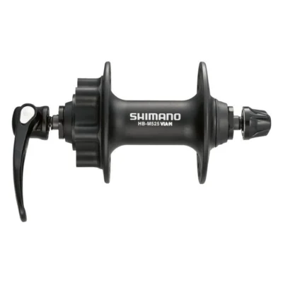 Voornaaf Shimano Deore HB-M525 schijfrem 6-bouts - Zwart