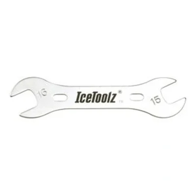 Conussleutel IceToolz 37B1 - 15x16mm - Zilver