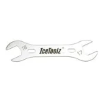 Conussleutel IceToolz 37C1 - 17x18mm - Zilver