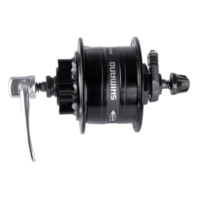 Voornaaf Shimano Nexus DH-3D32 - 3Watt 6V - Schijfrem 6 bouts - 100/108/32 - Zwart