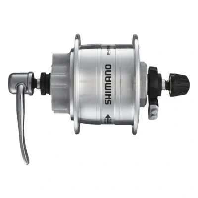 Voornaaf Shimano Nexus DH-3D32 - 3Watt 6V - Schijfrem 6 bouts - 100/108/36 - Zilver