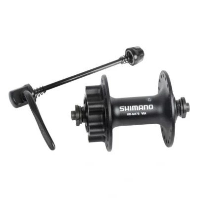 Voornaaf Shimano Alivio HB-M475 - Schijfrem 6 bouts - 100/108/36 - Zwart