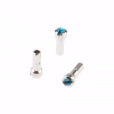 Spaaknippel Alpina ABS - 14G - M2.3 / 14mm lang (Per stuk) - Zilver