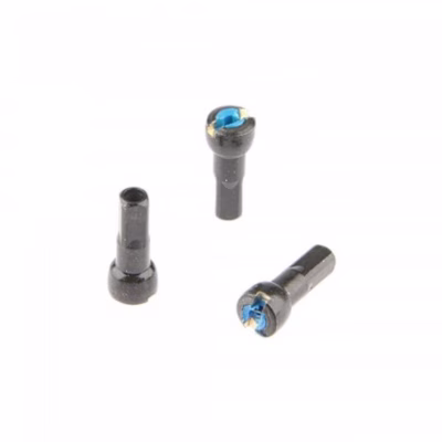 Spaaknippel Alpina ABS - 14G - M2.3 / 15mm lang (Per stuk) - Zwart
