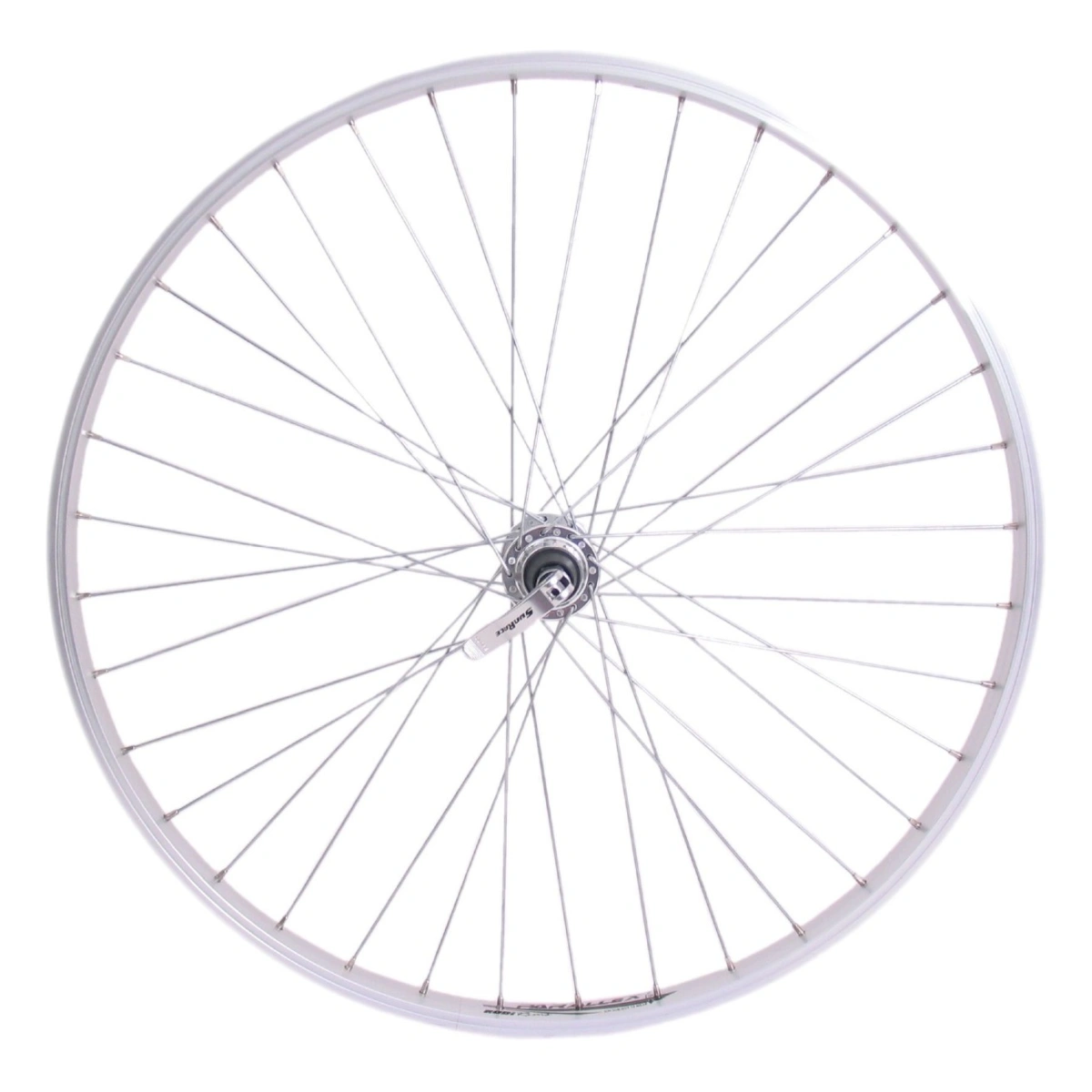 achterwiel rodi parallex 21c sunrace hb m53 8 9 speed velgrem 135 143 36 zilver