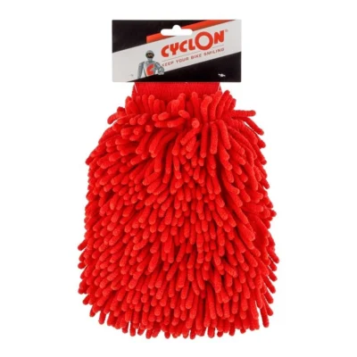 Microvezel washandschoen Cyclon Cleaning Glove - Rood