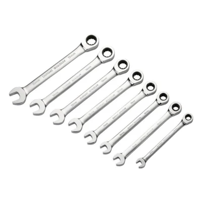 Icetoolz Steek/Ring-Ratelsleutel 8mm - Zilver