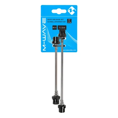 Snelspannerset M-Wave - 100-135mm - 2-delig - Zwart in verpakking