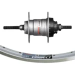 Achterwiel 28 inch Shimano Nexus SG-3R40 Rodi Connect met zilveren velg en Shimano Nexus 3-speed naaf