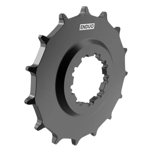 Tandwiel Enduo Cargo 30T - 9-Spline zwart duurzaam tandwiel voor naaf met 9 spline aansluiting - Zijkant