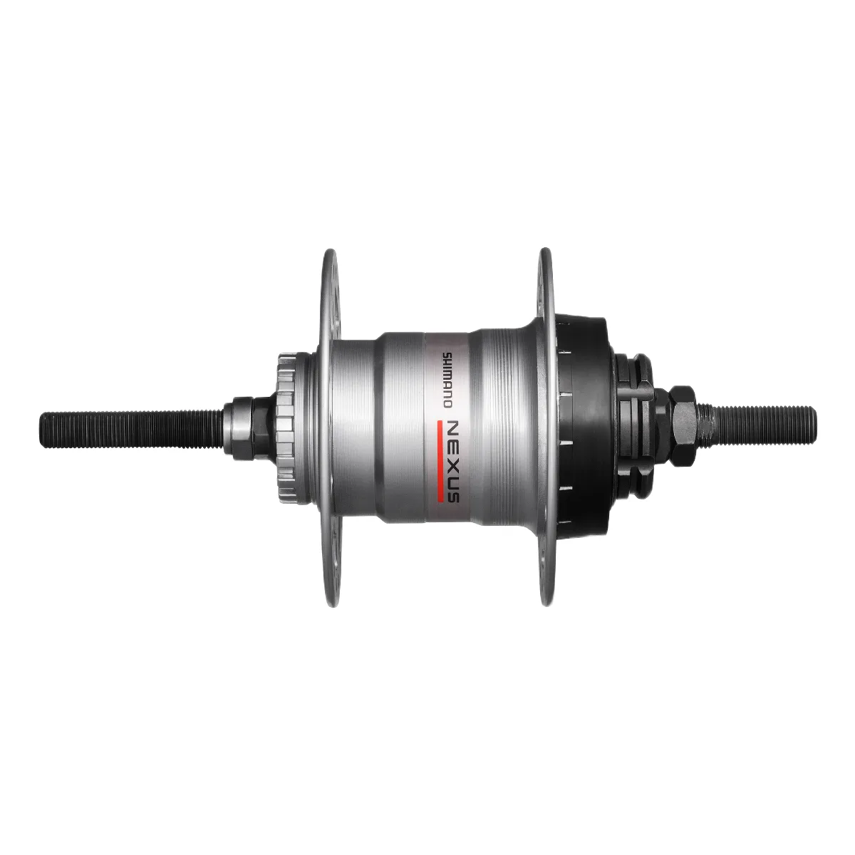Shimano Nexus SG-3R40 - 3 Speed Rollerbrake - 170mm aslengte, 120 inbouwbreedte - 36 spaakgaten - Zilver Shimano Nexus SG-3R40 - 3 Speed Rollerbrake - 170mm aslengte, 120 inbouwbreedte - 36 spaakgaten - Zilver