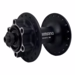 Voornaaf Shimano Alivio HB-M475 - Schijfrem 6 bouts - Zwart - Zijkant