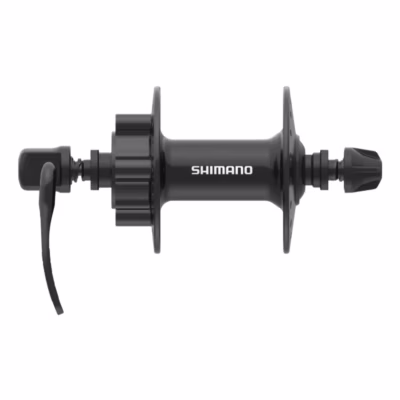 Voornaaf Shimano Tourney TX HB-TX506 - Schijfrem 6 bouts - Zwart