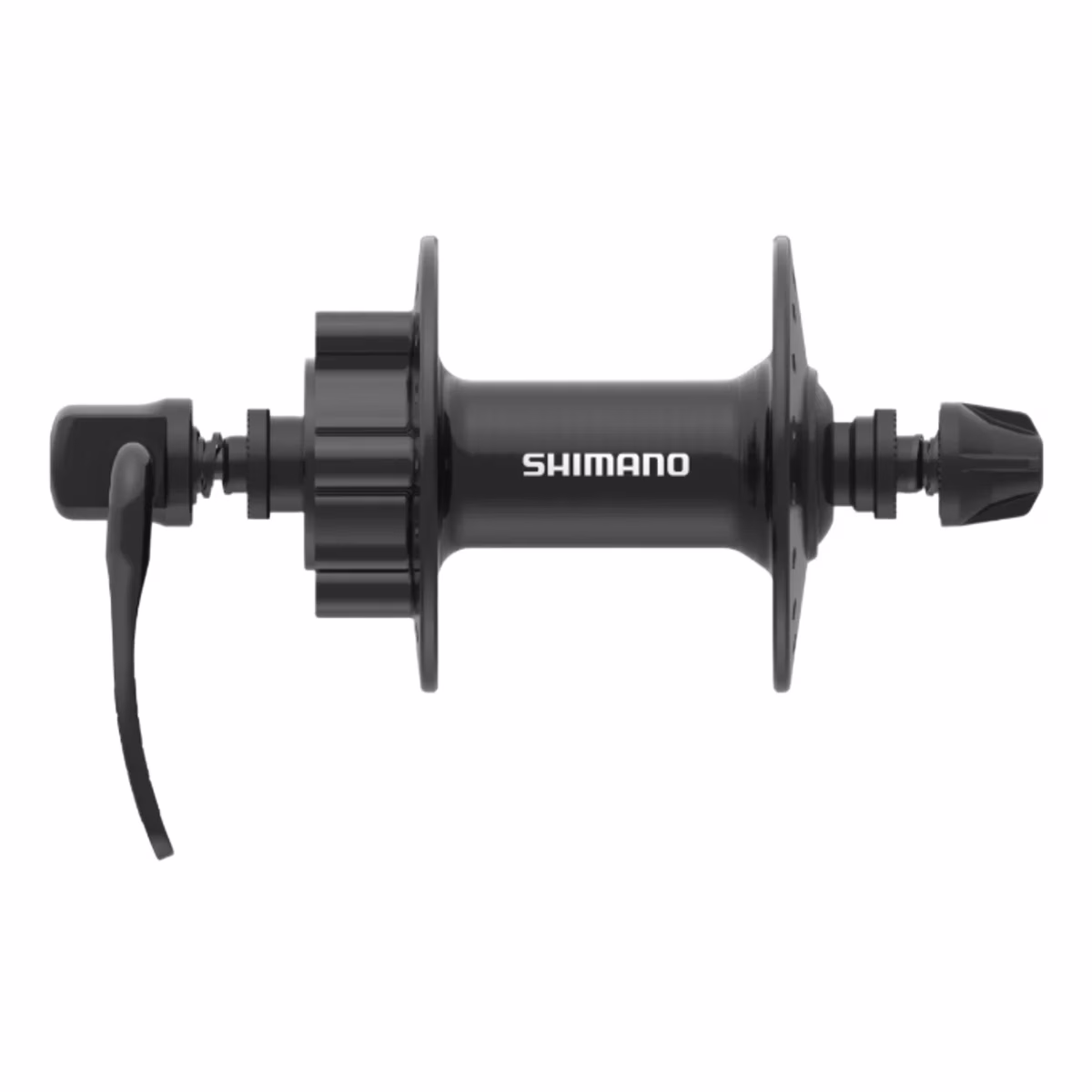 Voornaaf Shimano Tourney TX HB-TX506 - Schijfrem 6 bouts - Zwart